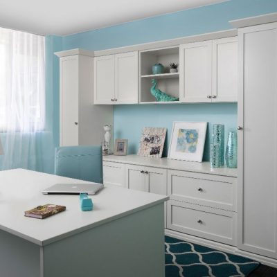 Custom Home Office Cabinets & Built In Storage