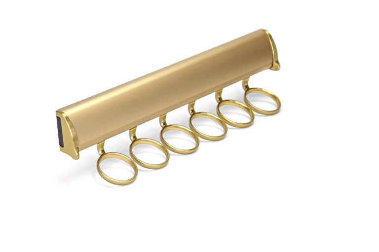 Elite Scarf Rack Matte Gold