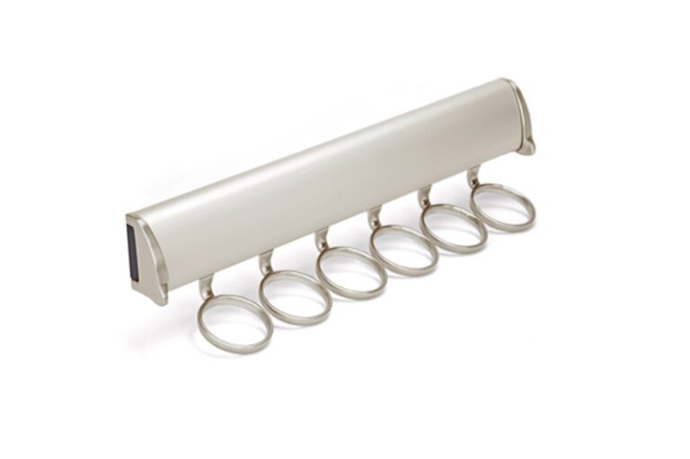 Elite Scarf Rack Matte Nickel