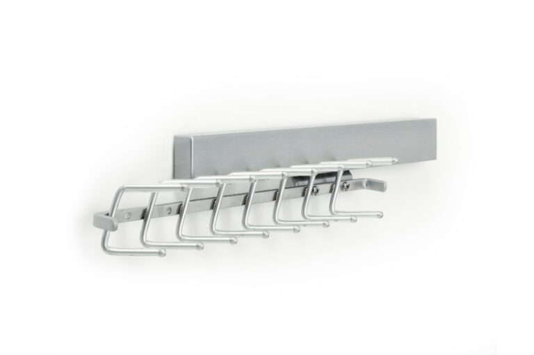 Tie Rack - Brushed Chrome